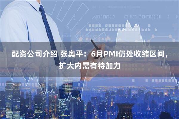 配资公司介绍 张奥平：6月PMI仍处收缩区间，扩大内需有待加力