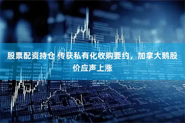 股票配资持仓 传获私有化收购要约，加拿大鹅股价应声上涨